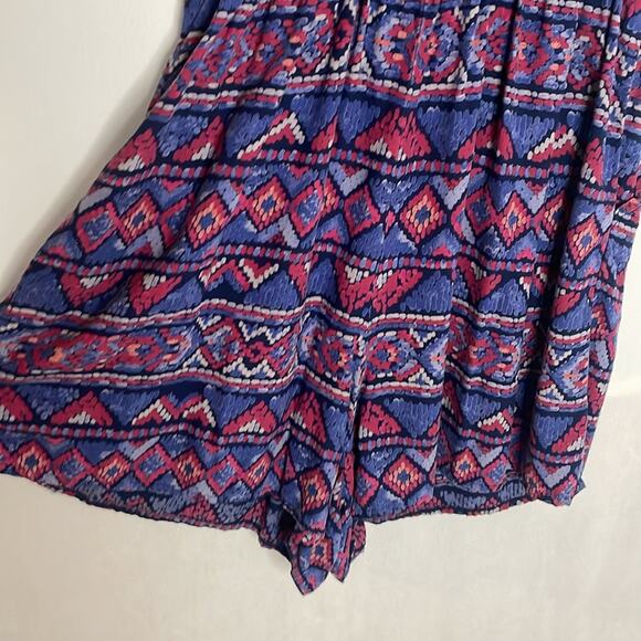 Hollister blue printed romper - Picture 3 of 6